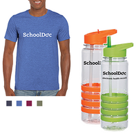 SchoolDoc Shirt + Water Bottle