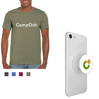 CampDoc Shirt + Pop Socket